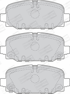 573824CH CHAMPION Комплект тормозных колодок, дисковый тормоз (фото 1)