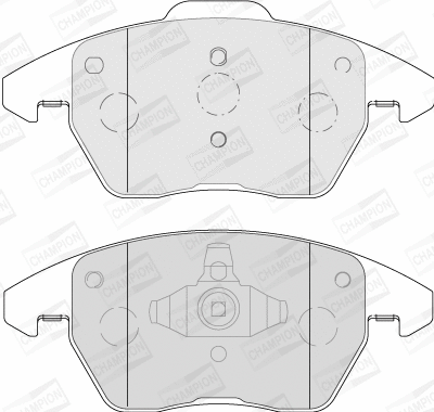 573852CH CHAMPION Комплект тормозных колодок, дисковый тормоз (фото 1)