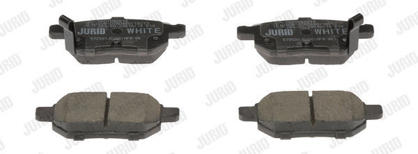 572591JC JURID Комплект тормозных колодок, дисковый тормоз (фото 2)