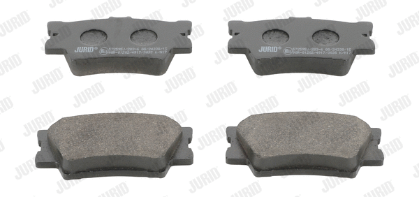 572595J JURID Комплект тормозных колодок, дисковый тормоз (фото 1)