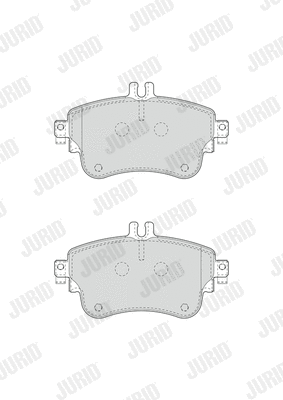 573402J JURID Комплект тормозных колодок, дисковый тормоз (фото 2)