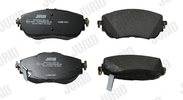 573440J JURID Комплект тормозных колодок, дисковый тормоз (фото 2)