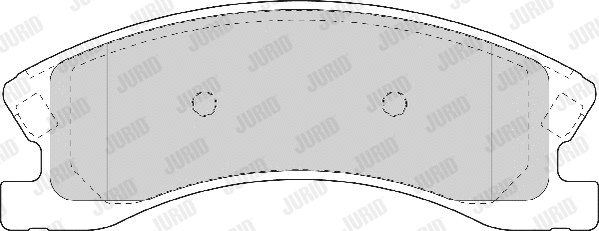 573636J JURID Комплект тормозных колодок, дисковый тормоз (фото 1)