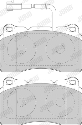 573637J JURID Комплект тормозных колодок, дисковый тормоз (фото 1)