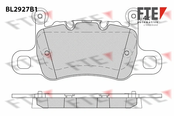 BL2927B1 FTE Комплект тормозных колодок, дисковый тормоз (фото 1)