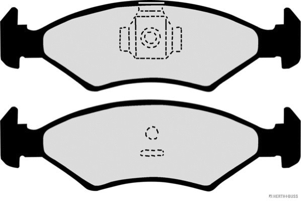 J3600301 HERTH+BUSS Комплект тормозных колодок, дисковый тормоз (фото 2)
