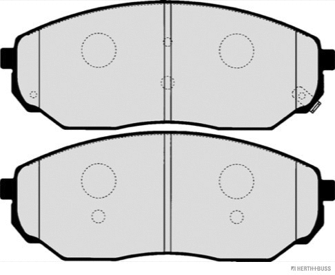 J3600318 HERTH+BUSS Комплект тормозных колодок, дисковый тормоз (фото 2)