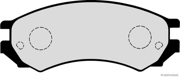 J3601050 HERTH+BUSS Комплект тормозных колодок, дисковый тормоз (фото 2)