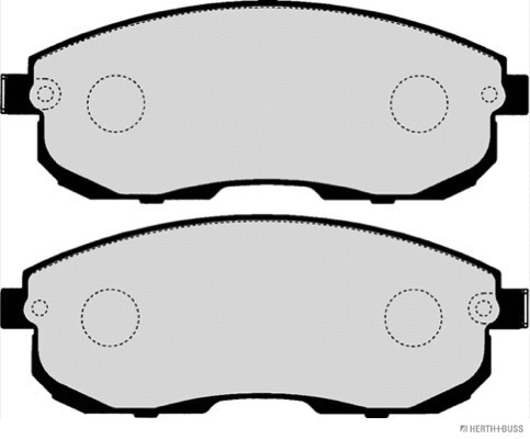 J3601097 HERTH+BUSS Комплект тормозных колодок, дисковый тормоз (фото 2)