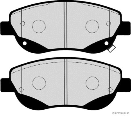 J3602003 HERTH+BUSS Комплект тормозных колодок, дисковый тормоз (фото 2)