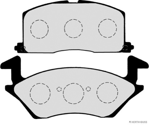 J3602057 HERTH+BUSS Комплект тормозных колодок, дисковый тормоз (фото 1)