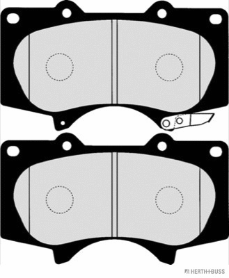 J3602109 HERTH+BUSS Комплект тормозных колодок, дисковый тормоз (фото 2)