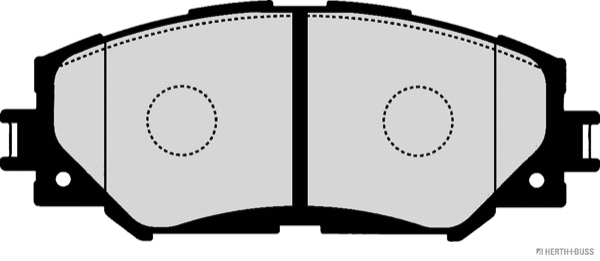 J3602125 HERTH+BUSS Комплект тормозных колодок, дисковый тормоз (фото 2)