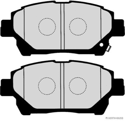 J3602128 HERTH+BUSS Комплект тормозных колодок, дисковый тормоз (фото 2)