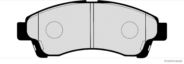 J3603054 HERTH+BUSS Комплект тормозных колодок, дисковый тормоз (фото 1)