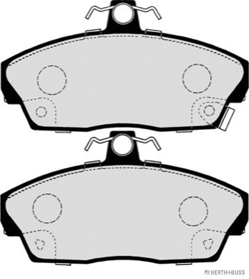 J3604031 HERTH+BUSS Комплект тормозных колодок, дисковый тормоз (фото 2)