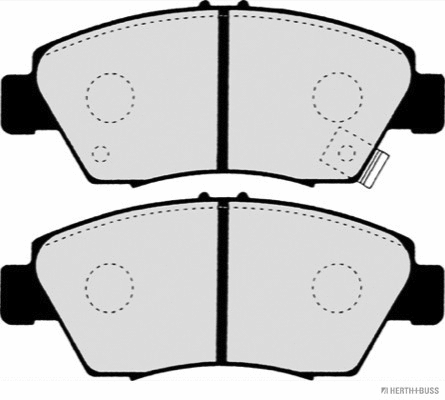 J3604033 HERTH+BUSS Комплект тормозных колодок, дисковый тормоз (фото 2)