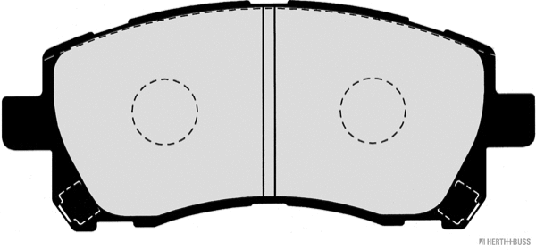 J3607013 HERTH+BUSS Комплект тормозных колодок, дисковый тормоз (фото 2)