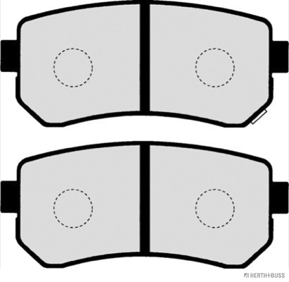 J3610312 HERTH+BUSS Комплект тормозных колодок, дисковый тормоз (фото 2)