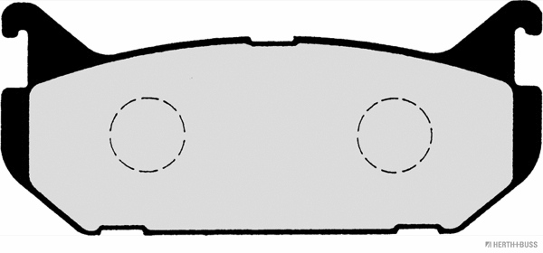 J3613007 HERTH+BUSS Комплект тормозных колодок, дисковый тормоз (фото 1)