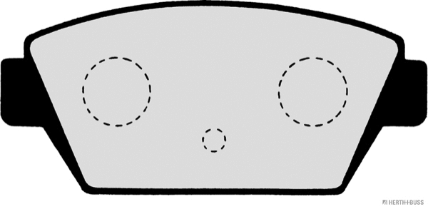 J3615000 HERTH+BUSS Комплект тормозных колодок, дисковый тормоз (фото 1)