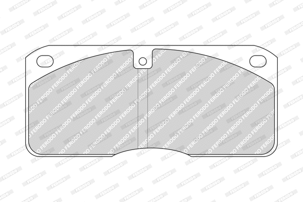 FCV702 FERODO Комплект тормозных колодок, дисковый тормоз (фото 1)