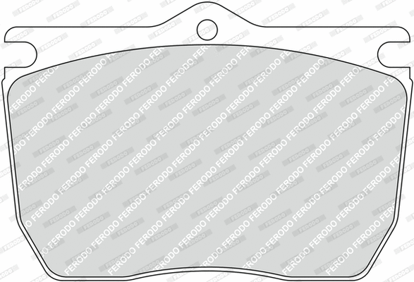 FCV898 FERODO Комплект тормозных колодок, дисковый тормоз (фото 1)