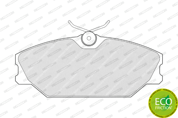 FDB1420 FERODO Комплект тормозных колодок, дисковый тормоз (фото 1)