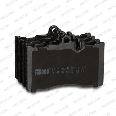 FDB1688 FERODO Комплект тормозных колодок, дисковый тормоз (фото 3)