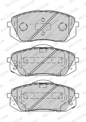 FDB4194-D FERODO Комплект тормозных колодок, дисковый тормоз (фото 1)