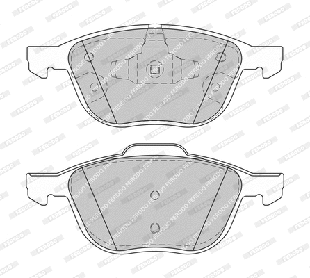 FDB4709-D FERODO Комплект тормозных колодок, дисковый тормоз (фото 1)