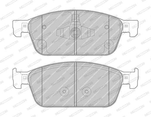 FDB4820-D FERODO Комплект тормозных колодок, дисковый тормоз (фото 1)