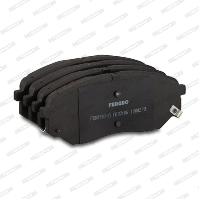 FDB4983-D FERODO Комплект тормозных колодок, дисковый тормоз (фото 4)