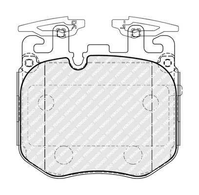 FDB5173 FERODO Комплект тормозных колодок, дисковый тормоз (фото 1)