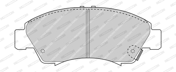 FDB777-D FERODO Комплект тормозных колодок, дисковый тормоз (фото 1)