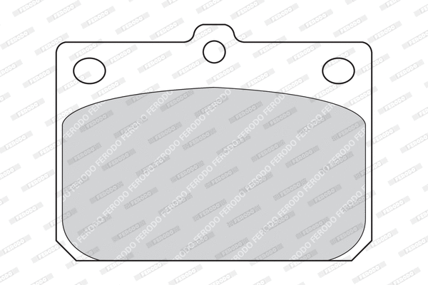 FDB85 FERODO Комплект тормозных колодок, дисковый тормоз (фото 1)