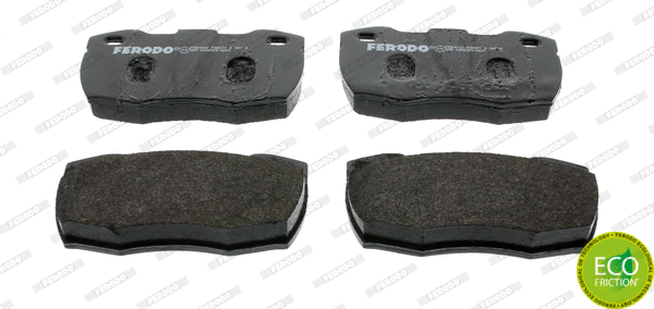 FDB871 FERODO Комплект тормозных колодок, дисковый тормоз (фото 1)