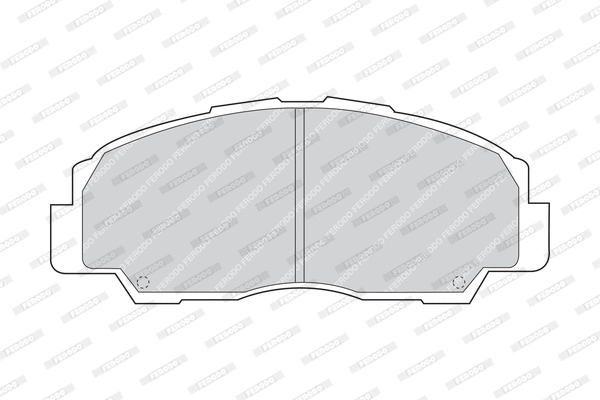 FDB938 FERODO Комплект тормозных колодок, дисковый тормоз (фото 1)