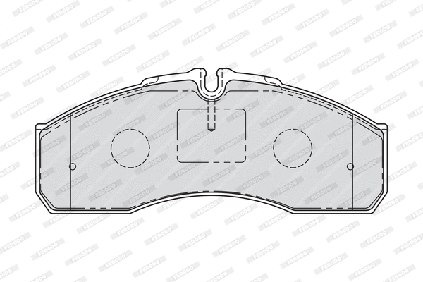 FVR1791 FERODO Комплект тормозных колодок, дисковый тормоз (фото 2)