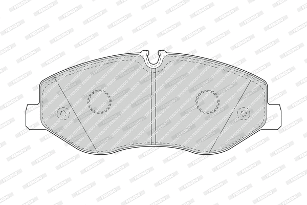 FVR4375 FERODO Комплект тормозных колодок, дисковый тормоз (фото 1)