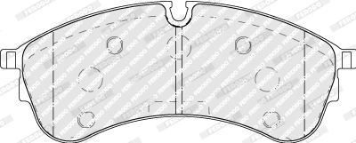 FVR5105 FERODO Комплект тормозных колодок, дисковый тормоз (фото 1)