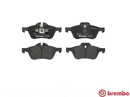 P 06 030 BREMBO Комплект тормозных колодок, дисковый тормоз (фото 2)