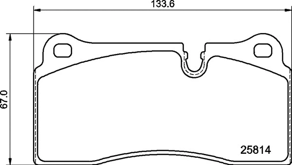 P 06 111 BREMBO Комплект тормозных колодок, дисковый тормоз (фото 1)