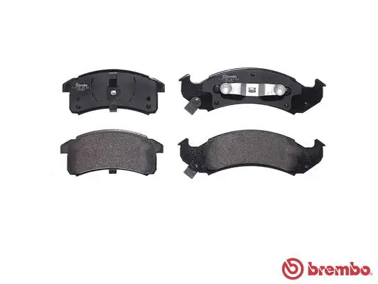 P 07 002 BREMBO Комплект тормозных колодок, дисковый тормоз (фото 2)