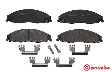 P 09 011 BREMBO Комплект тормозных колодок, дисковый тормоз (фото 2)