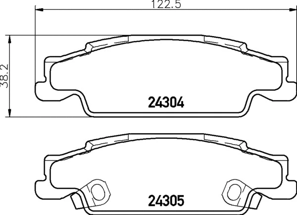 P 09 031 BREMBO Комплект тормозных колодок, дисковый тормоз (фото 1)