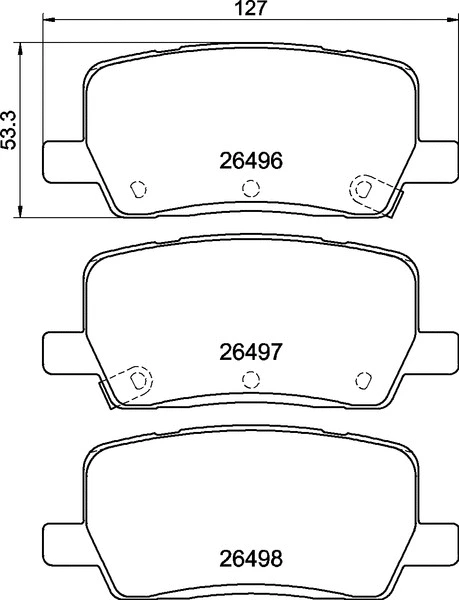 P 09 032 BREMBO Комплект тормозных колодок, дисковый тормоз (фото 1)