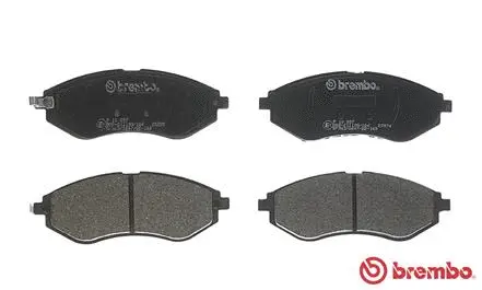 P 10 057 BREMBO Комплект тормозных колодок, дисковый тормоз (фото 2)