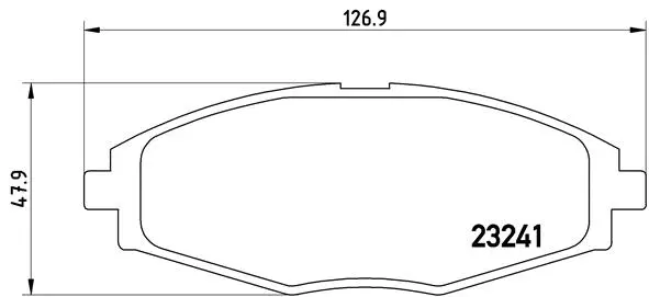 P 15 006 BREMBO Комплект тормозных колодок, дисковый тормоз (фото 1)