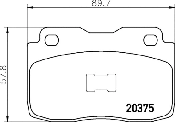 P 23 025 BREMBO Комплект тормозных колодок, дисковый тормоз (фото 1)